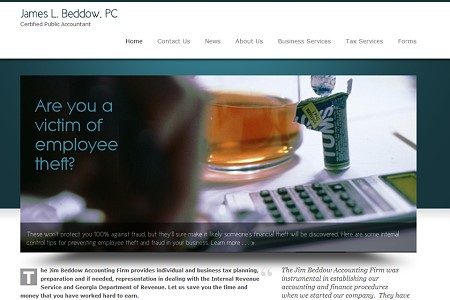 Jim Beddow, CPA Web Example